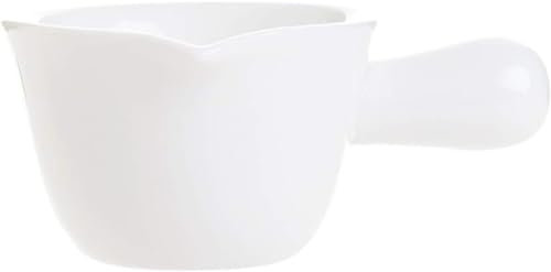 Pichet à lait en céramique, pot à sirop de café avec bec verseur anti-goutte-D