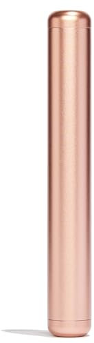 ZUMIQ Torpedo | geruchsdichtes Joint Case | minimalistische Joint-Hülle auch für Zigaretten & Cigarillos (Roségold)