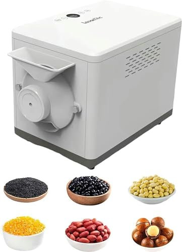 BTURYT Nouveau Machine de torréfaction de Grains de café Temps réglable + température torréfacteur Automatique de Grains sésame Cacao torréfaction Multifonction