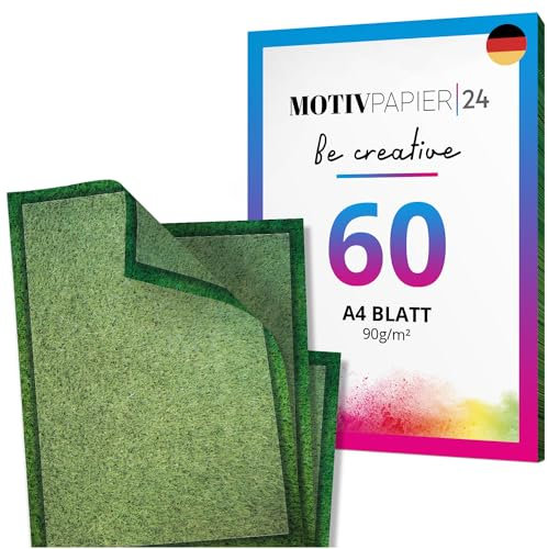 60 Blatt Vintage Briefpapier Holzoptik Vintage beidseitig bedruckt Motivpapier Papier A4 Druckerpapier 90g/m²