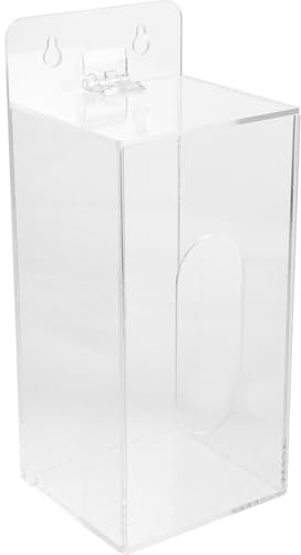 PartyKindom Handschuhhalter Für Wandmontage: Taschentuchbox- Acryl-Handschuhspender Für Emesis-Beutel Handschuhfach-Halter Wandhalterung Für Küchenlabor Untersuchung Büro