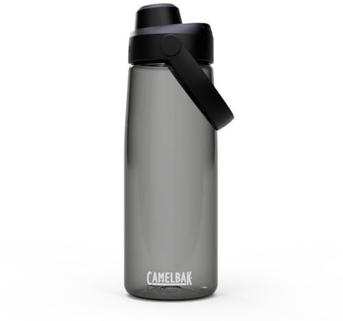 CAMELBAK Thrive Chug Wasserflasche mit Tritan Renew, auslaufsicherer Deckel, 740 ml, Anthrazit