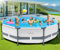Piscine hors sol ronde avec cadre