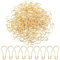 500 Stück Sicherheitsnadeln, Gold Metall Calabash Pin Maschenmarkierer Mini Birne Sicherheitsnadeln für DIY Fertigkeit, Basteln, Nähen von Kleidung, Wohnaccessoires