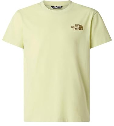 The North Face Kinder Voyage Relaxed Short Sleeve T-Shirt, Lemon Mist, 140
