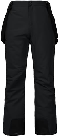 HOUZONIY Herren Skihose Gefüttert mit Hosenträger wasserdichte Winddichte Ski Hosen Schneehose Snowboardhose Outdoorhose