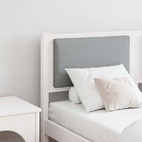 Owoxanthellate Bettkopfteil Kiefer massiv 145,5 x 85,5 cm weiß matt atmungsaktives Design Montage an Wand oder Bett Modernes Schlafzimmer Kopfteil für Doppelbett Einzelbett Boxspringbett