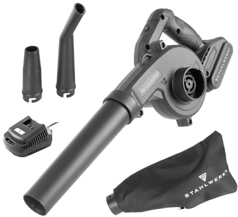 STAHLWERK 2-in-1 Akku-Laubbläser & Staubsauger MAG-20 ST, Brushless, 20 V