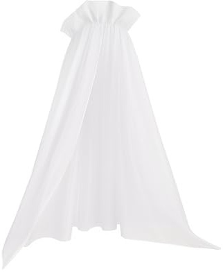 Baldachin für Wiege und Moseskorb – weiß, aus Voile
