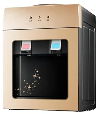 Haushaltswasserspender Warm Heiß Kalt Pumpe Brunnen Maschine Sofortige Heizung Desktop Gallonen Trinkflasche Wasserhahn Erleichtern Sie Sich Das Leben(Gold ICE and HOT)