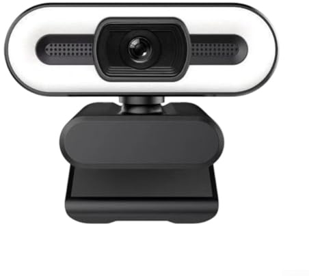 4K-Autofokus-USB-Webcam, 60 fps Streaming mit integriertem Fülllicht, Video für Meetings und Live-Übertragungen (4K)