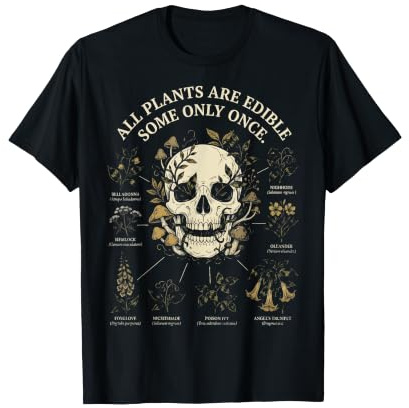 All Plants are Edible Some Only Once Funny Plant Humor T-Shirt