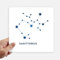 DIYthinker Schütze Constellation Zeichen Zodiac Stickers 20Cm Wand Koffer Laptop Motobike Aufkleber 4Pcs 20cm x 20cm Mehrfarbig
