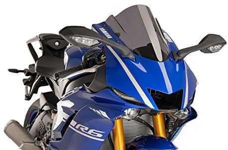 Puig 9723F Z-Racing Windscreen optimised aerodynamics, Dark Smoke