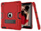 HyFone Hülle für iPad 2 3 4 - Robust Stoßfest Schwerlast Dauerhaft Ganzkörperschutz Schutzhülle Case Cover für iPad A1395 A1396 A1397 A1416 A1430 A1403 A1458 A1459 A1460 - [Rot/Schwarz]
