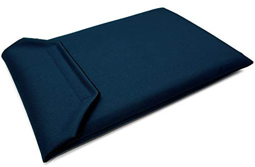 CushCase Sleeve Case for iPad Pro 12.9 inch 3rd/4th Gen 2018-2020 - Navy Blue Canvas (Fits iPad Pro + Smart Keyboard Folio)