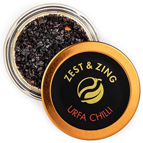 Urfa Chilli (Flakes), 18g Spice Jar - Premium Chillis by ZEST & ZING. Fresher, Convenient, Stackable Spice Jars.