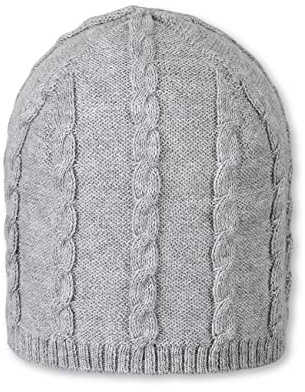 Sterntaler Unisex Ocs Strickmütze Mütze, Silber Melange (542), 37