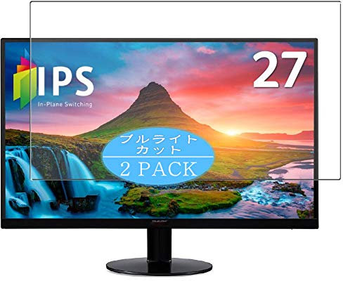 VacFun 2 Piezas Filtro Luz Azul Protector de Pantalla, compatible con Acer Monitor SA270A / SA270Abmi 27, Screen Protector Película Protectora (Not Cristal Templado) NuevaVersión