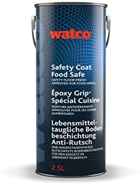 Watco Lebensmitteltaugliche Bodenbeschichtung Anti-Rutsch (Hellgrau)