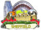 Sheffield UK Kühlschrankmagnet, 3D-Klassischer Holz-Kühlschrankmagnet, Wahrzeichen, handgefertigt, Handwerk, Reisen, Souvenir, Geschenk, Sammlung, Dekoration -792