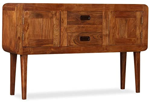 ZQQLVOO Sideboard Massivholz mit Palisander-Finish 120 x 30 x 75 cm, Chest of Drawers, Kommode, Flurschrank, Komodenschrank, Wäscheschrank für Ihr Schlafzimmer