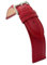 diloy Lederarmband für klassische Uhr – Glattes Rindsleder mit Nähten, gepolstert, Edelstahlschließe – Größen 8mm, 10mm, 12mm, 14mm, 16mm, 18mm, 19mm, 20mm, 22mm, 24mm 302 Bordeaux 22mm
