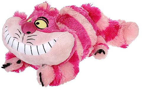 Disney Store Officiel Peluche Moyenne du Chat du Cheshire d'Alice au Pays des Merveilles, 37 cm, Figure Douce avec Détails Brodés, pour Enfants Dès la Naissance