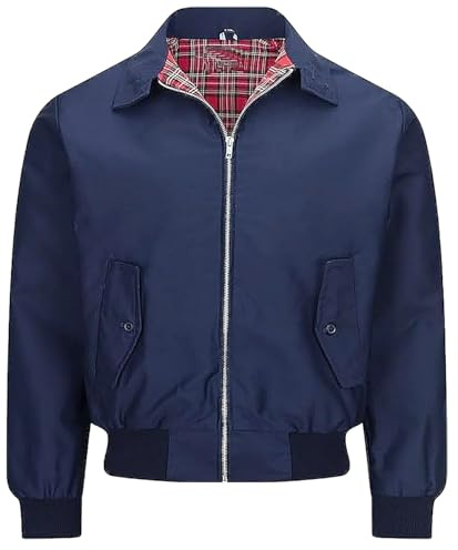 Gal Moda Harrington Jacket men Adults Unisex Ladies Womens Vintage Classic Retro Bomber Tartan