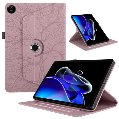 TEDTIKJT Tablet Hülle für Realme Pad 2 11.5 2023 Drehbar Hülle Rose Gold