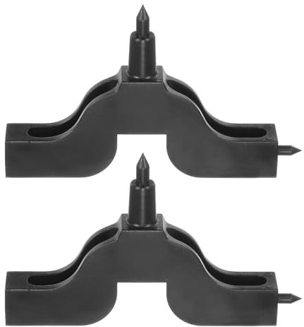 QUARKZMAN 2Stk Bewässerung Bohren Werkzeug 3mm 4mm Dual Verwendung T-förmiges Loch Stanzer Mikro Tropf Bewässerung System Rohr Werkzeug Stanzer Mikro für Verlegen Zweig Schwarz