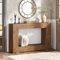 Tribesigns Table Console, Table d'entrée, 120 x 30 x 83.5cm, Table d'appoint, Table de Couloir, Table Console avec Espace de Rangement dans l'entrée pour Entrée, Couloir, Salon, Bois Naturel