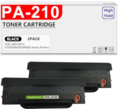 APRONE PA-210 Kompatible für PA210 PA 210 für P2500W P2502W P2508W M6500NW M6500N M6500W M6550NW M6552NW M6558NW M6600N M6600NW(2 Pack)