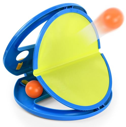 Juego de lanzamiento y captura, juego de pelota de pesca, bola de captura y juegos de la bola, juegos de pelota interesante, juguete de playa para niños y adultos (B)