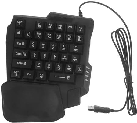 SHINEOFI Teclado Gaming Mecánico Retroiluminado para Deportes Electrónicos Duradero