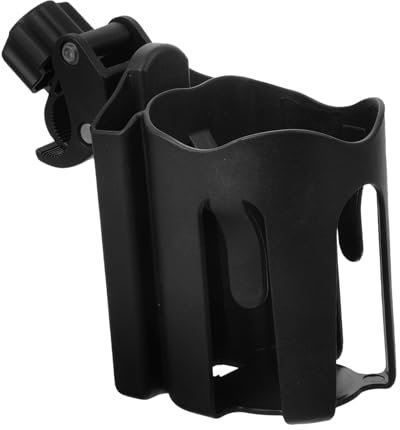 BAZEITFLOW Getränkehalter für Kinderwagen und Gehhilfe Verstellbarer und Stabiler Becherhalter mit Handyhalterung für Unterwegs Ausflügen