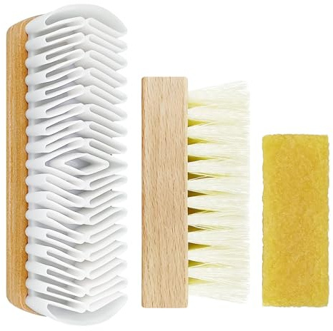 Luminaverde Wildlederbürste,3 Stück Wildleder Pflege & Nubukleder Pflege, Schuhbürste Für Suede Und Veloursleder