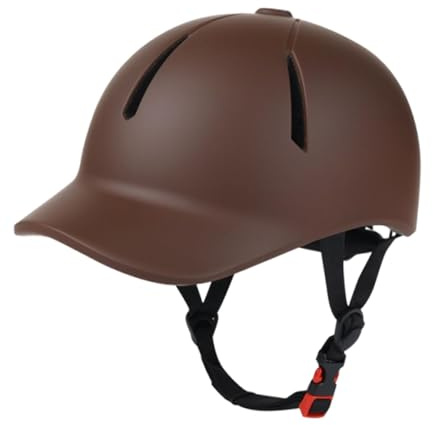 KESOTO Equestrian Casco para Montar Casco Ventilado con Cierre Ajustable Y Protección Solar Hecho de Material PC Adecuado para Deportes Al Aire