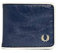 Fred Perry Herren Klassische Geldbörse von Billfold Reisezubehör-Brieftasche, Marineblau/Ecru, Einheitsgröße