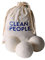 The Clean People 100% New Zealand Wool Dryer Balls - 3 Pack - Wool for Laundry, Fabric Softening, Anti Static, No Lint, Odorless and Reusable