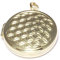 loveyourdiamonds Blume des Lebens Gold Medaillon aus 585 Gelbgold
