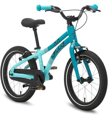 Ollo Adventure Bike Kinderfahrrad 16 Zoll leicht Mädchen Jungen - Petrol Gecko