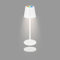 BRILONER - RGBW LED Tischlampe kabellos IP44 mit Ladestation, stufenlos dimmbar, Akku & Lichtquelle tauschbar, Nachttischlampe, Dekolampe, LED Lampe, Akku Tischleuchte, Restaurant, 36x12 cm, Weiß