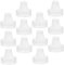 TOYZFRIENDY 12 pièces T Verre pour Bouteilles de Vin Bouchons Réutilisables pour Bouteilles de Boissons Adaptés Plupart des Verre