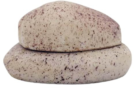 Melnixia Hide A Key Outside Rock Faux Stone Spare Key Lock Box Holder Container Fake Hidden Compartment Outdoor Secret House Keeper Cover Geocaching Weatherproof Safe for Garden Yard