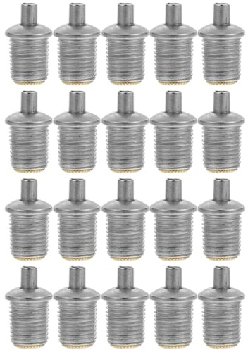 SHINEOFI 20 Pezzi Fermacavi Regolabili in Ferro e Rame per Protezione Cavi Metallici, Clip per Lampadari e Illuminazione a Soffitto