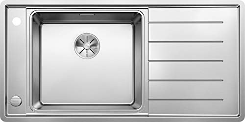 Blanco 523000 Fregadero de cocina de acero inoxidable, Escurridor normal