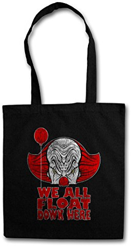 Urban Backwoods We All Float Down Here Hipster Bag Beutel Stofftasche Einkaufstasche