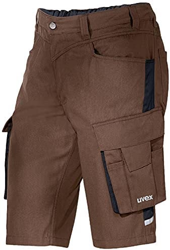 Uvex Perfexxion Premium 3854 Kurze Herren-Arbeitshose - Braune Männer-Shorts 44