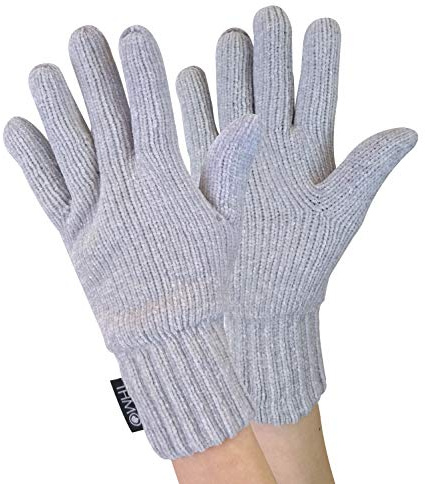 THMO - Womens Outdoor Thermal Winter Chenille 3M Thinsulate Lined Gloves